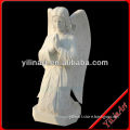 Praying Marble Stone Life Size Angel Statues YL-R435